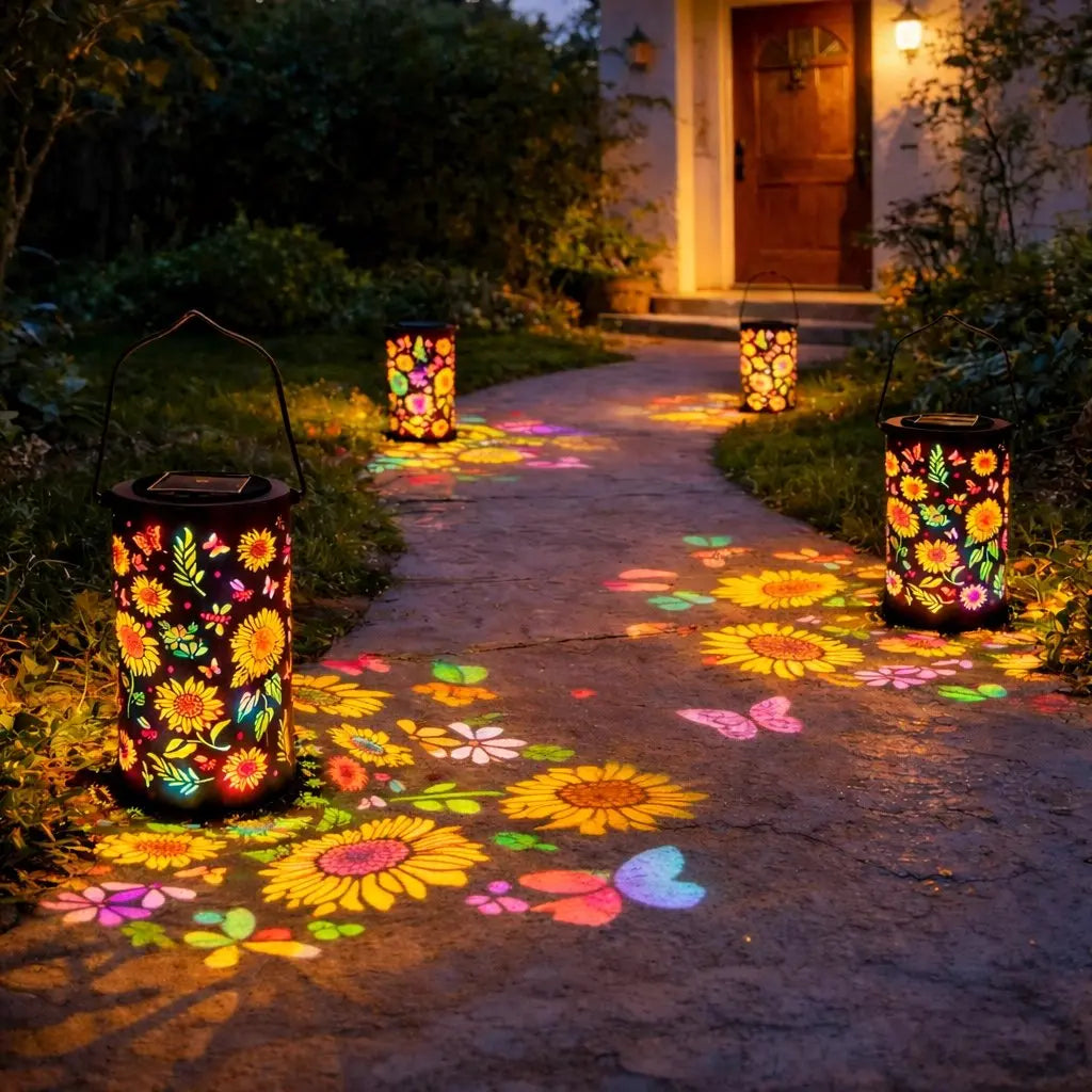 Colorful Sunflower مصباح الحديقة السحري