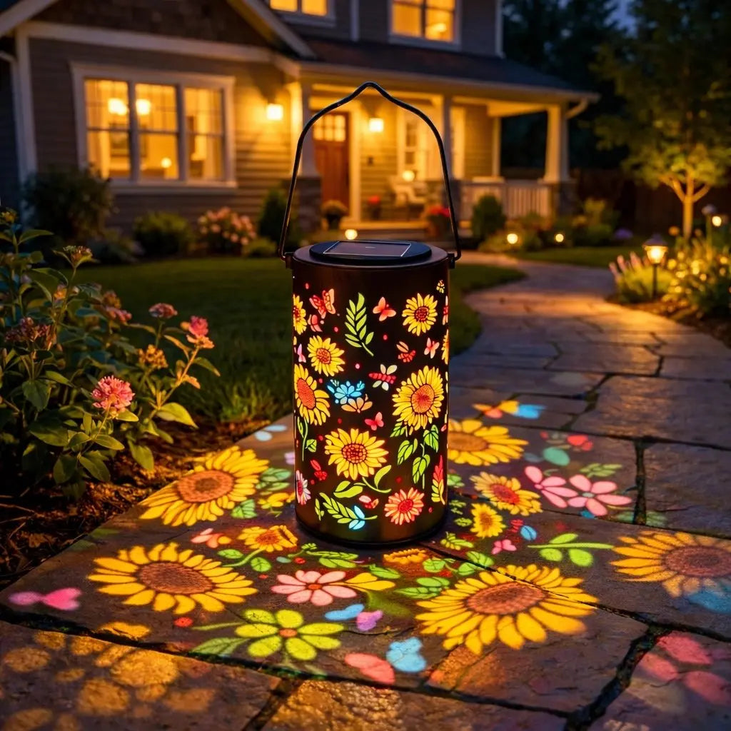 Colorful Sunflower مصباح الحديقة السحري