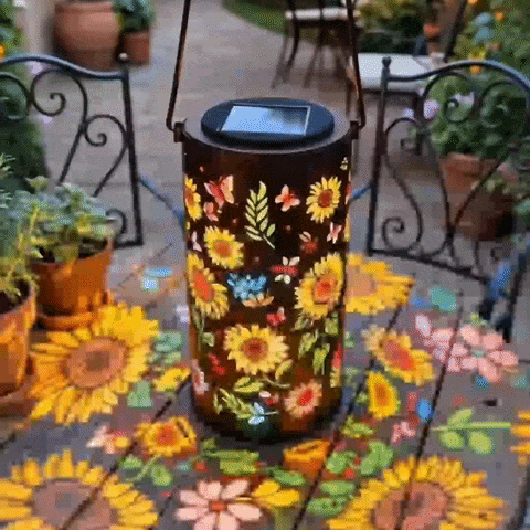 Colorful Sunflower مصباح الحديقة السحري